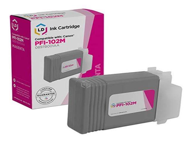 LD 0897B001AA PFI102M PFI102 Magenta Ink Cartridge for Canon Printer