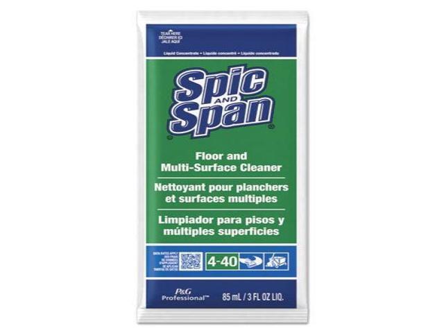 Spic and Span PAG02011 Liquid Floor Cleaner 3 oz. Packet 45 Count