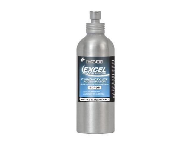 Vibra-TITE 624 Excel Impact resistant Accelerator, 8 oz Bottle, Clear/Amber