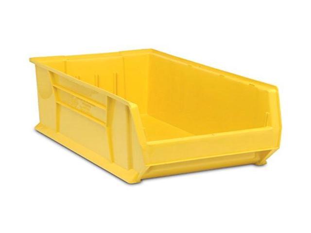 QUANTUM STORAGE SYSTEMS QUS975YL Storage Bin, Polypropylene/Polyethylene,