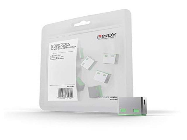 USB Port Blocker (without key) - Pack of 10 Color Code: Green - image 5