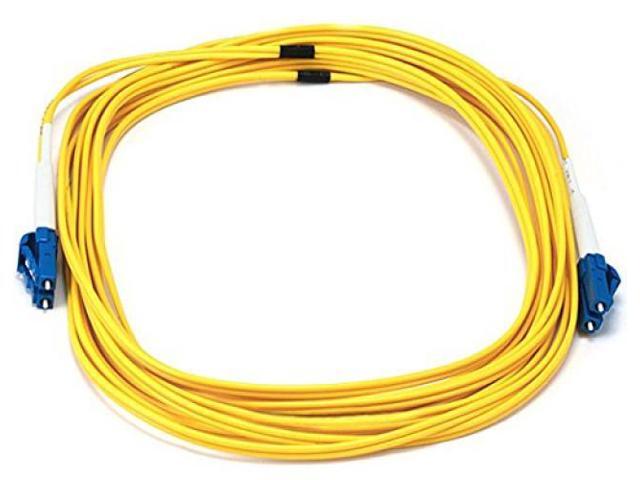 Monoprice Fiber Optic Cable - 5 Meter - Yellow LC to LC, 9/125 Type, Single Mode, Duplex