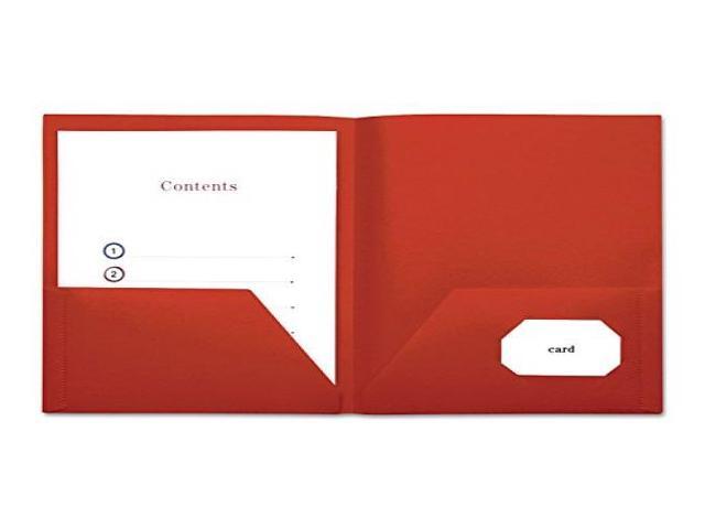 Universal Folder,Pckt,Poly,10pk,Rd 20543