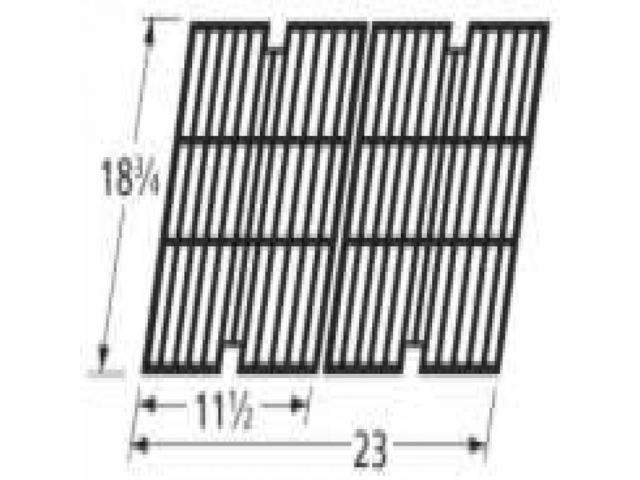music city metals 63012 gloss cast iron cooking grid replacement for select kenmore and sams gas grill models, set of 2 photo