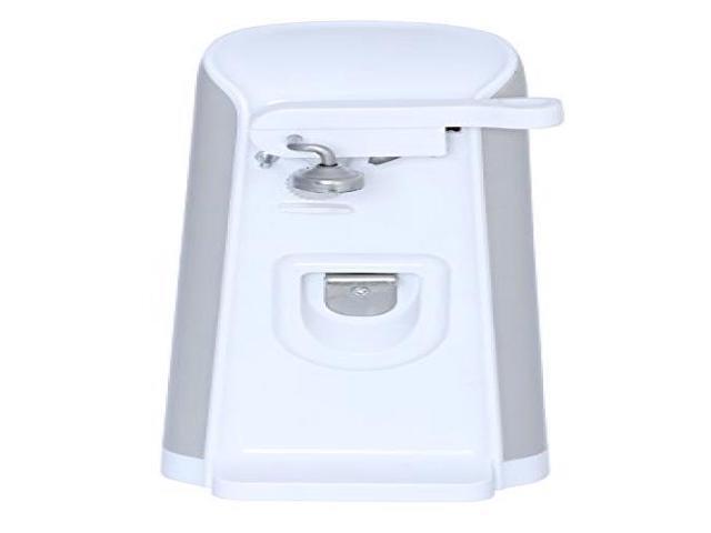 Brentwood(R) Appliances J-30W Tall Electric Can Opener with Knife Sharpener & Bottle Opener