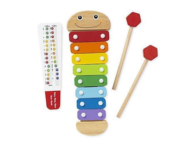 UPC 885411925346 product image for melissa & doug caterpillar xylophone, musical instruments, rainbowcolored, one o | upcitemdb.com