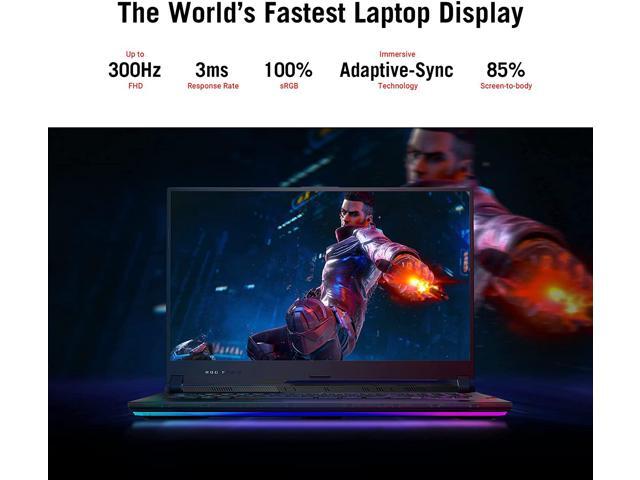 ASUS ROG Strix Scar 17 (2021) Gaming Laptop, 17.3 360Hz IPS FHD, NVIDIA GeForce RTX 3080, AMD Ryzen 9 5900HX, 16GB DDR4, 1TB SSD, Opti-Mechanical...