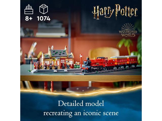 LEGO Harry Potter Hogwarts Express & Hogsmeade Station Building Toy - Pretend Play and Display Decor for Boys & Girls, Ages 8+ 76423