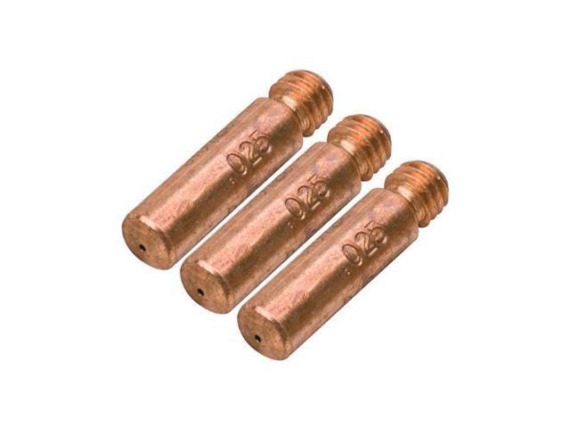 LINCOLN ELECTRIC KH710 Contact Tip, 0.025' Tweco/Binzel, Pk10