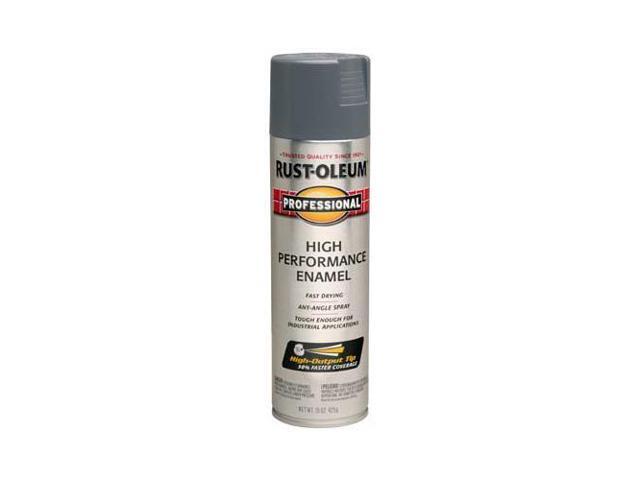 Rustoleum Professional High Performance Topcoat Enamel Spray Paint, Dark Machine Gray