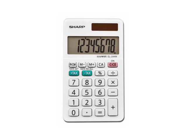Victor Technology EL-244WB Small Pocket Calculator - Quantity 1