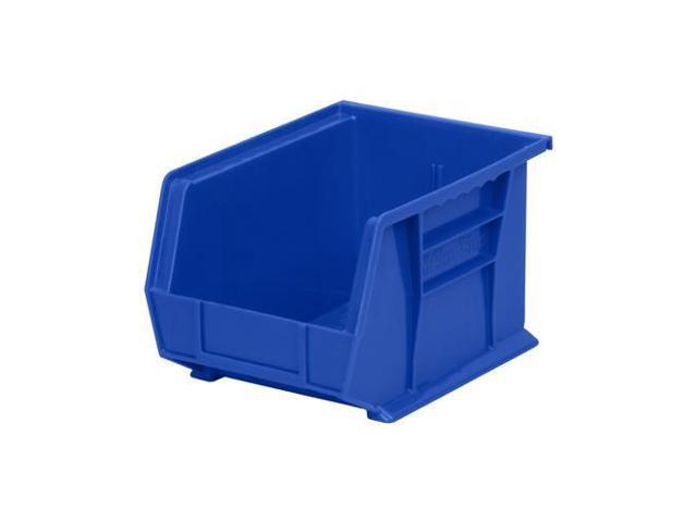 AKRO-MILS 30239BLUE Hang & Stack Storage Bin, Plastic, Blue, 7 in H, 8 1/4 in