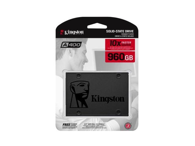 Kingston A400 960GB SATA 3 2.5' Internal SSD SA400S37/960G - HDD Replacement for Increase Performance