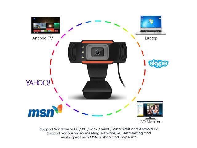 480P USB 2.0 HD Web Cam Camera Webcam With Microphone For Computer PC Laptop Desktop