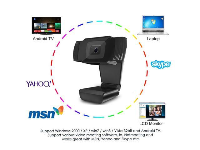 HD Webcam 480P,HDWeb Camera with Built-in HD Microphone USB Plug Play WebCam for Gaming Conferencing Desktop Widescreen Video