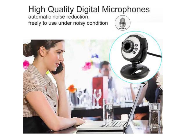 Photos - Webcam  New USB HD 480P Camera 6 LED Web Cam 360 Degree Rotatable For Skype C 2020
