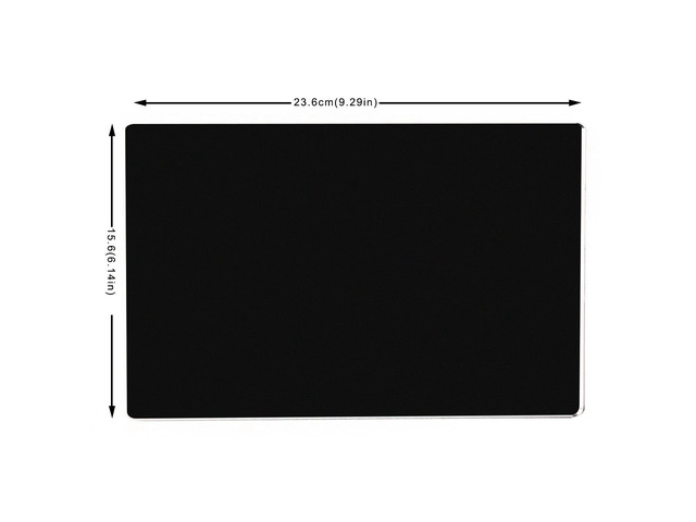 Jansicotek Computer Game Mouse Pad Smooth Gaming Aluminium Mouse Pad Fast and Accurate Control with Non-slip Rubber Base for PC Computer Laptop