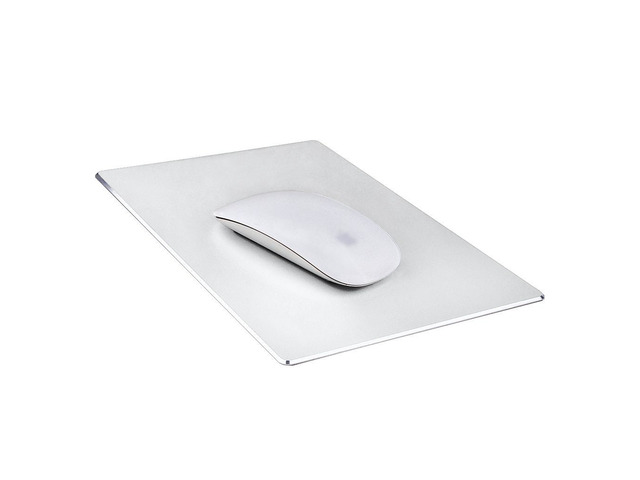 Jansicotek Computer Game Mouse Pad Smooth Gaming Aluminium Mouse Pad Fast and Accurate Control with Non-slip Rubber Base for PC Computer Laptop