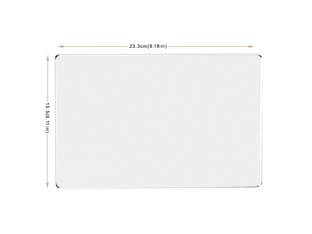 Jansicotek Computer Game Mouse Pad Smooth Gaming Aluminium Mouse Pad Fast and Accurate Control with Non-slip Rubber Base for PC Computer Laptop