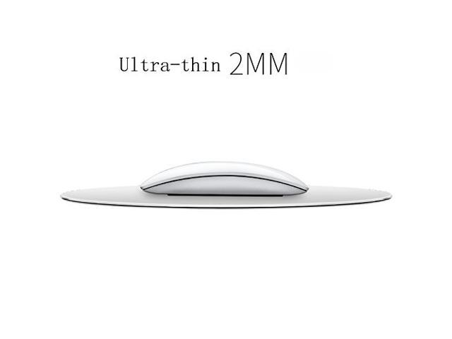 Jansicotek Computer Game Mouse Pad 8.66'Round Smooth Gaming Aluminium Mouse Pad Fast and Accurate Control with Non-slip Rubber Base for PC Computer...
