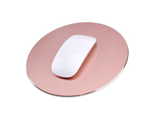 Jansicotek Computer Game Mouse Pad 8.66'Round Smooth Gaming Aluminium Mouse Pad Fast and Accurate Control with Non-slip Rubber Base for PC Computer...