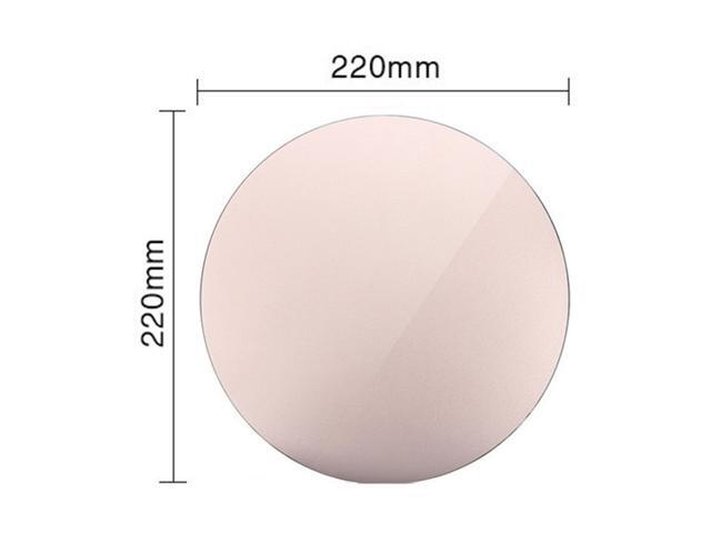 Jansicotek Computer Game Mouse Pad 8.66'Round Smooth Gaming Aluminium Mouse Pad Fast and Accurate Control with Non-slip Rubber Base for PC Computer...