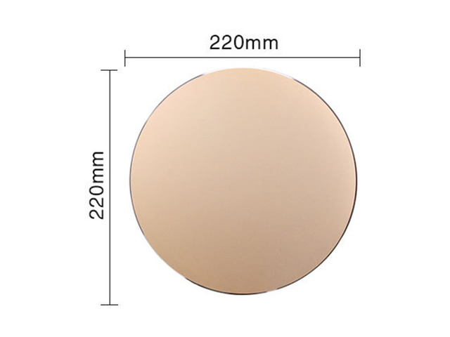 Jansicotek Computer Game Mouse Pad 8.66'Round Smooth Gaming Aluminium Mouse Pad Fast and Accurate Control with Non-slip Rubber Base for PC Computer...
