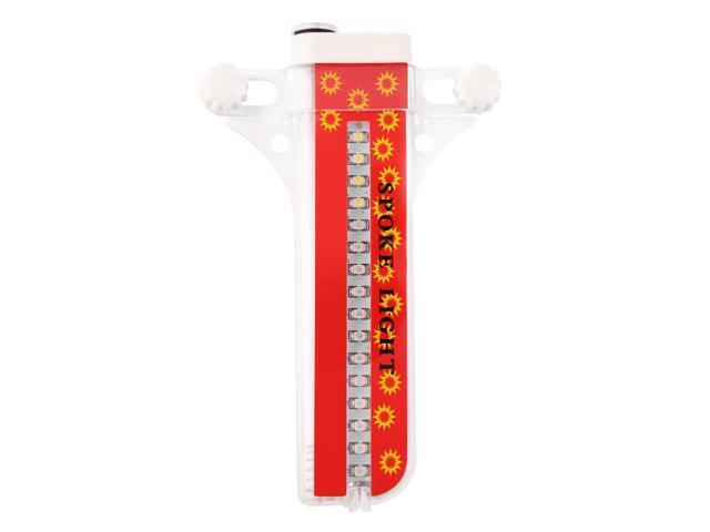 Jansicotek Colorful Bicycle Lights Bike Cycling Wheel Spoke Light 32 LED Flashing Spoke Light 32-pattern Waterproof