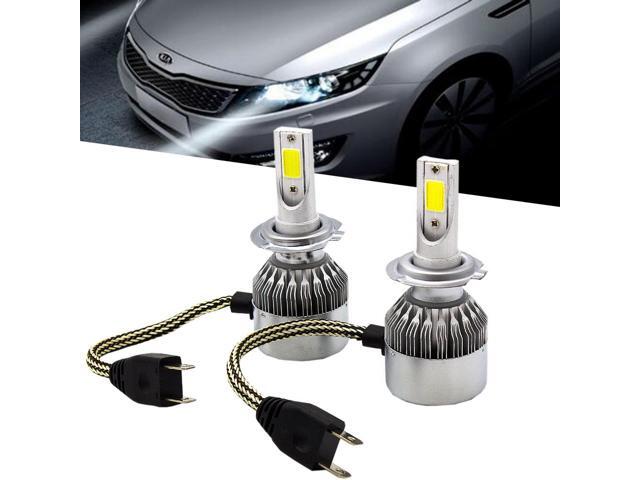 Jansicotek LED Headlight H7 2 Pcs LED Conversion Kits 6000K Cool White 72W 7600LM - 1 Year Warranty