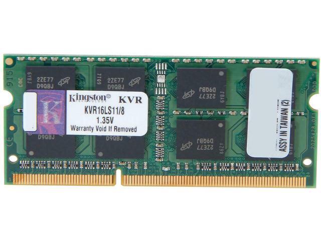 Kingston ValueRAM 16GB (2x8GB) 1600MHz DDR3L Non-ECC CL11 SODIMM (Kit of 2) 1.35V (Notebook Memory) KVR16LS11K2/16