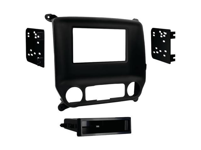 Metra - Dash Kit for Select 2014-2019 Chevrolet Silverado Sierra Silverado 2500/3500 Sierra DIN DDIN - Black - image 2