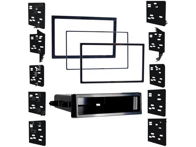 Metra - Dash Kit for Select 1984-2004 Toyota DIN DDIN - Black - image 4