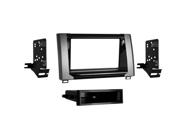 Metra - Dash Kit for Select 2014-2021 Toyota Tundra DIN DDIN - Graphite - image 2