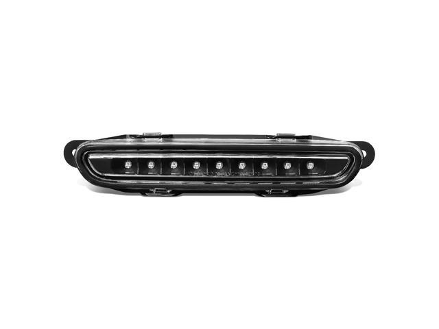 DNA Motoring 3BL-CHA06-LED-BK For 2006 to 2010 Dodge Charger Full LED Third 3rd Tail Brake Light Rear Cneter Stop Lamp Black Housing 07 08 09