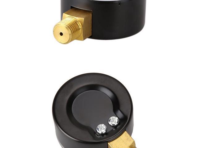 TS-50-15psi 0-15psi/0-1bar 1/4'' BSPT Vacuum Low Pressure Gauge Measuring Manometer Anti-knock