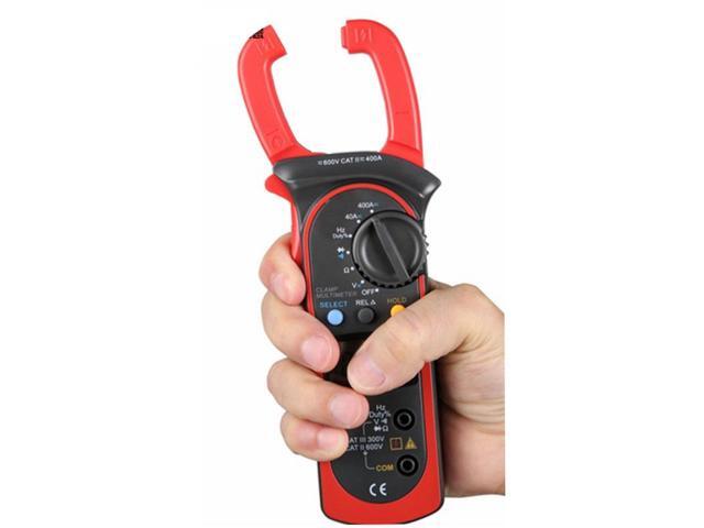 UNI-T UT204 Auto-Ranging AC DC True RMS Auto/Manual Range Digital Handheld Clamp Meters Highly Voltage Tester