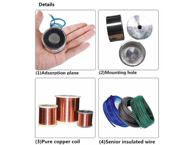 ELE-P50/30 60kg 11W 24V DC Electric Lifting Magnet Holding Electromagnet Lift Solenoid
