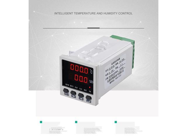 ELE-301-GD-T High Accuracy LCD Digital Thermometer Hygrometer Electronic Temperature Humidity Meter Clock AC220V 2m cable