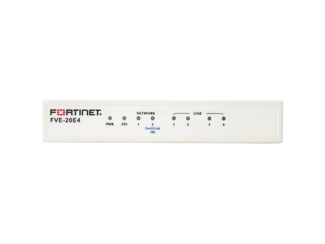 Fortinet FortiVoice Enterprise Gateway 20E4-4 X FXO Ports 8GB Storage FVE-20E4