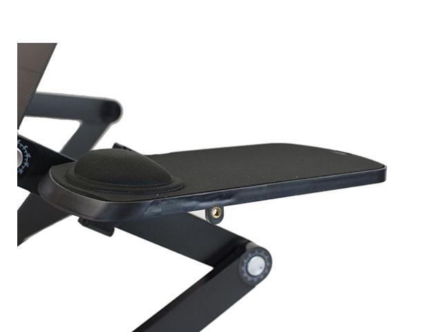 WorkEZ Mouse Pad: Ambidextrous, Adjustable, Removable Tilting, Aluminum Mouse Pad Platform for WorkEZ Ergonomic Laptop Stand, Lap Desk, Standing Desk