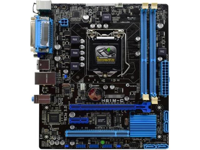 for H61M-C Motherboard H61 LGA 1155 Support i3-2130 3470 3250 3570 3770 CPU Micro ATX DDR3 16GB