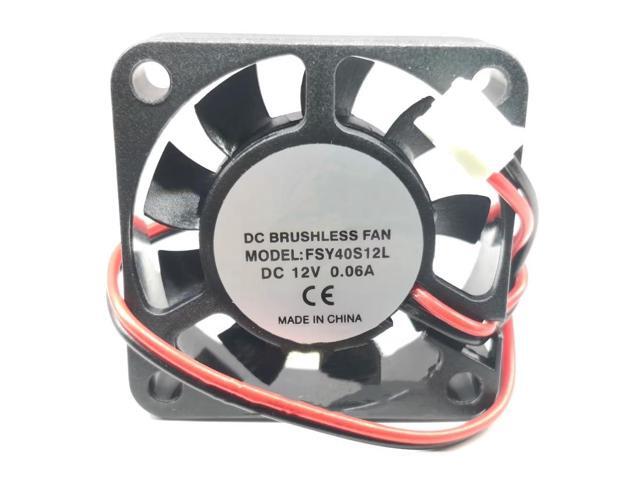 10 PCS DC12V 0.06A FSY40S12H 4010 4cm 2-Wire Cooling Fan