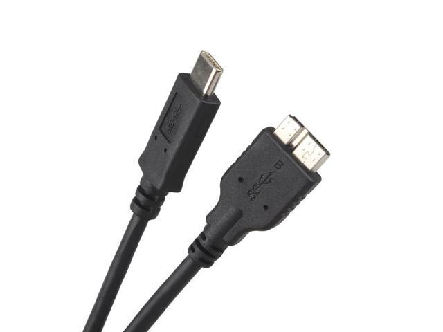 USB Type-C 3.1 to Micro B Convert Cable Data Sync Adapter Charging Cord for Macbook HDD SSD Hard Disk Drive Camera Extend Wire