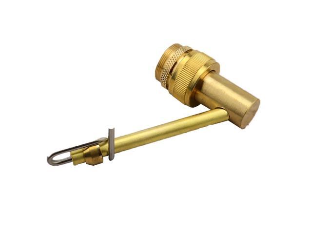 Brass Carboy & Jet Bottle Washer With Sink Faucet Adapter Beer Cleaning Homebrew Single Blast Wine Bottle Washer Wine Rinser(Gold)