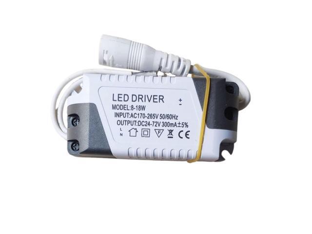 LED Drive Power 3W-50W Power Supply Power Adapter LED Panel Light Constant Current Driver Female Downlight DIY(8-18W)