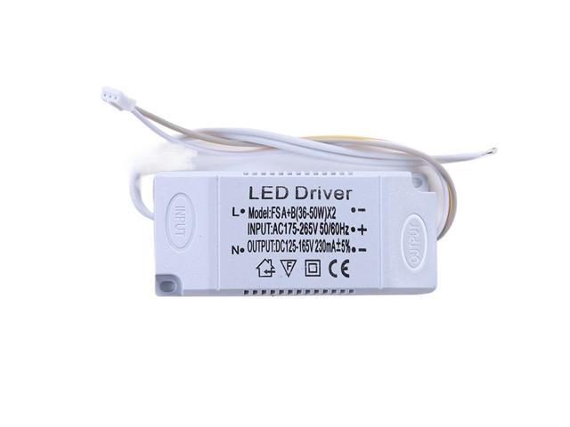 LED Driver 3 Colors Adapter for LED Lighting AC220V Non-Isolating for LED Ceiling Light 12-24W/24-40W/36-50W((36-50W)-2)