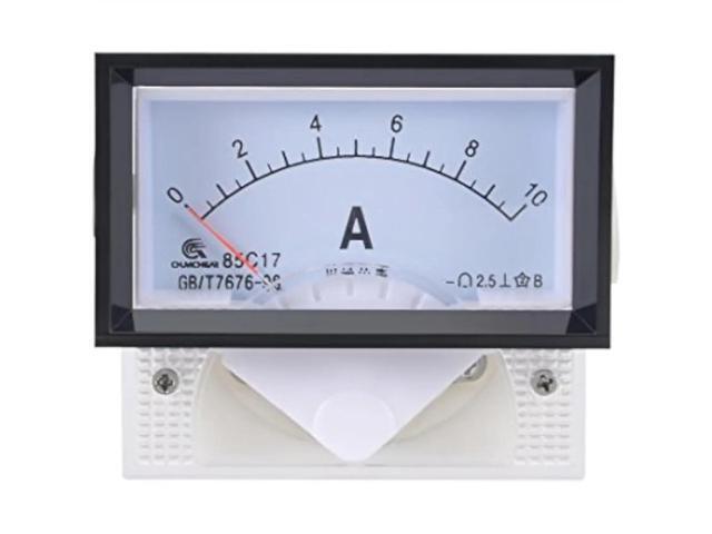 Analog Current Panel Meter DC 0-10A 85C17 Ammeter 70x40x61mm for Circuit Testing Charging Battery Ampere Tester Gauge Pack of 1(300A)