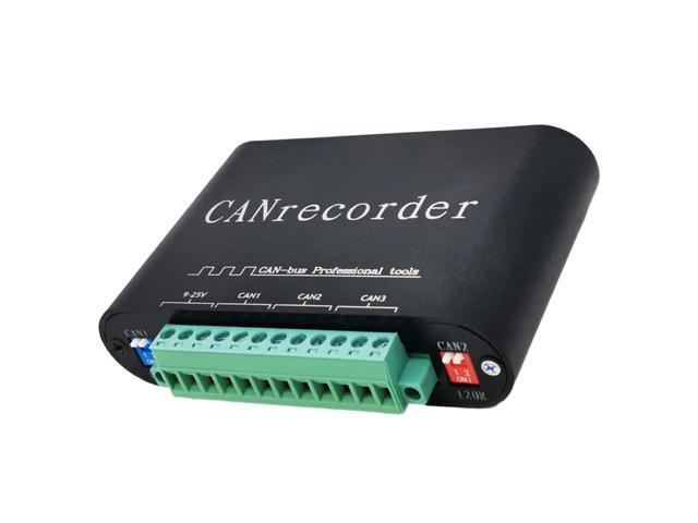 CAN Recorder CAN Bus Data Logger Offline Recording Offline Playback Relay Battery-Powered SD Card Storage