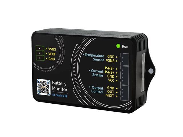 KL-F High-Precision Battery Monitor & Coulomb Meter, Battery Tester with Voltage Current Capacity Display, Wireless App Data View (KL160F)