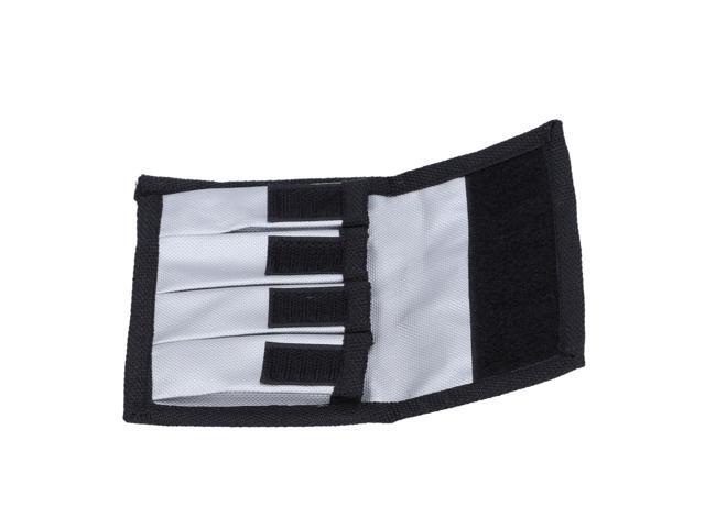 Battery Pouch Case, Oxford Fabric 4 Slots Belt Loop Battery Bag Holder, Splashing Proof for Indoor Outdoor Use